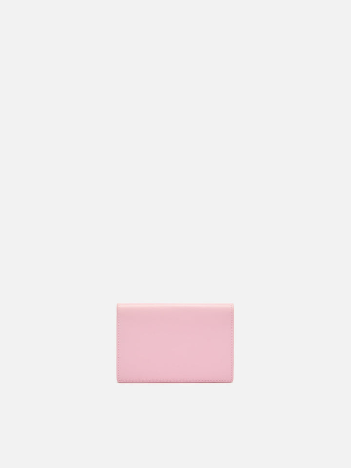 Portacarte Card Holder in pelle rosa