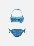 Bikini Emy a fascia classico con stampa animalier