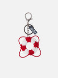 Portachiavi Keyring con charm salvagente all'uncinetto