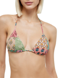 Bikini a triangolo Leah Virgo con stampa floreale