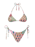 Bikini a triangolo Leah Virgo con stampa floreale