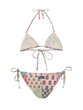 Bikini a triangolo Leah Virgo con stampa floreale