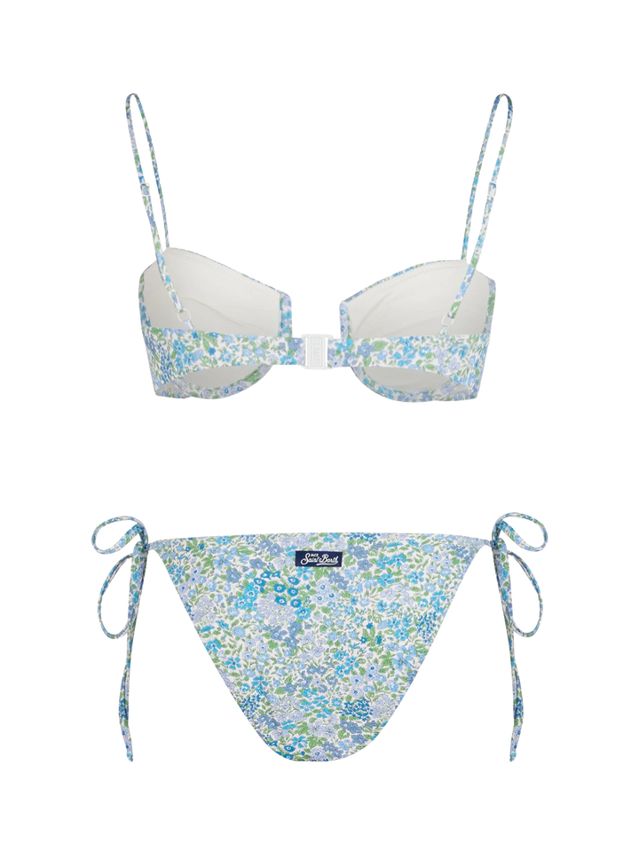 Bikini a bralette con ferretto Joanna Luise Salina Virgo | REALIZZATO CON TESSUTO LIBERTY