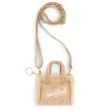 Portachiavi beige in peluche