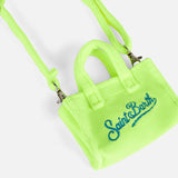 Portachiavi in spugna giallo fluo